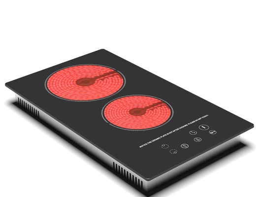 세륨, 콜럼븀 증명서 230V AC 4000W를 가진 부엌 두 배 가열기 적외선 세라믹 요리 기구